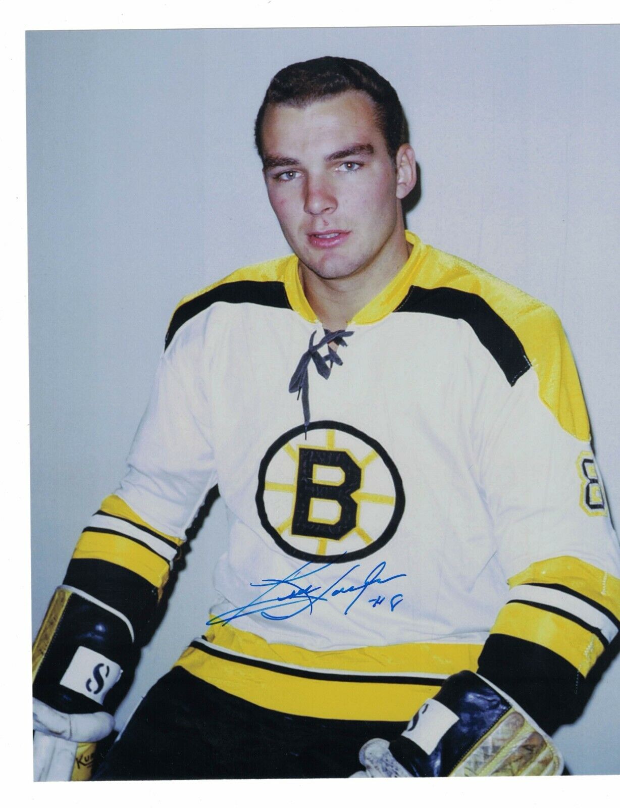 Ken Hodge Boston Bruins Signed 8 x 10