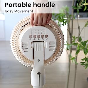 aroma pedestal fan for bedroom, standing fan, oscillating fan, room fan, quiet fan, fan with remote