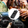 Breathalyzer with LCD Display and 5 Mouthpieces Portable Breath Alcohol Tester