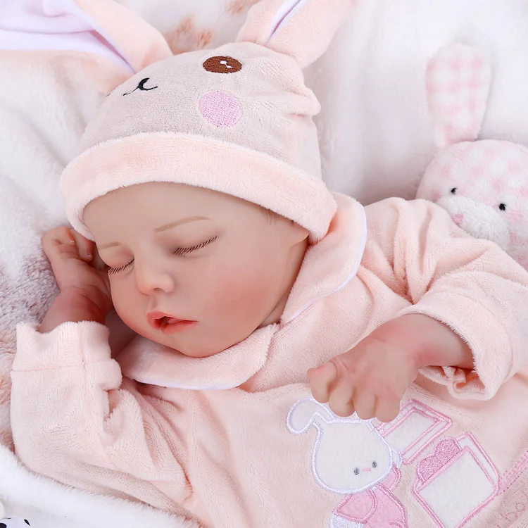 Babeside Sleeping Reborn Baby Twinnie 17" Little Infant Girl Healing of the Heart