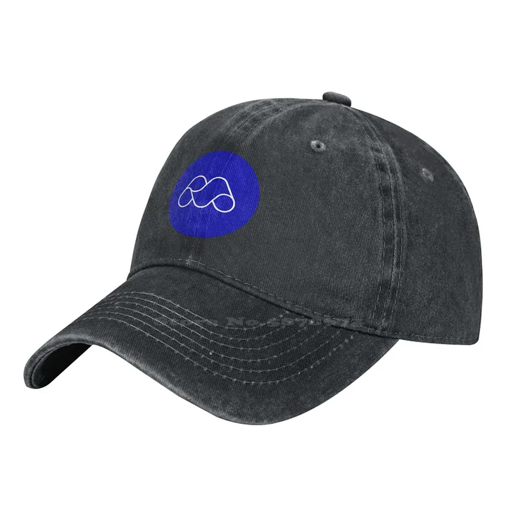 MONNOS Logo Denim cap Baseball cap Knitted hat