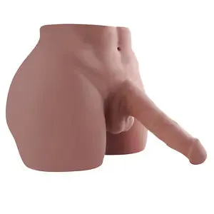 pornhint Pornhint Huge Big Ass Dildo Torso Sex Doll Male Big Penis For Women Couple Masturbation