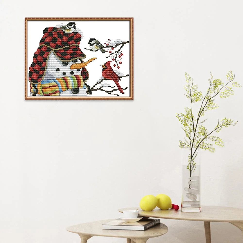 14ct Stamped Cross Stitch - Flower (36*29cm)