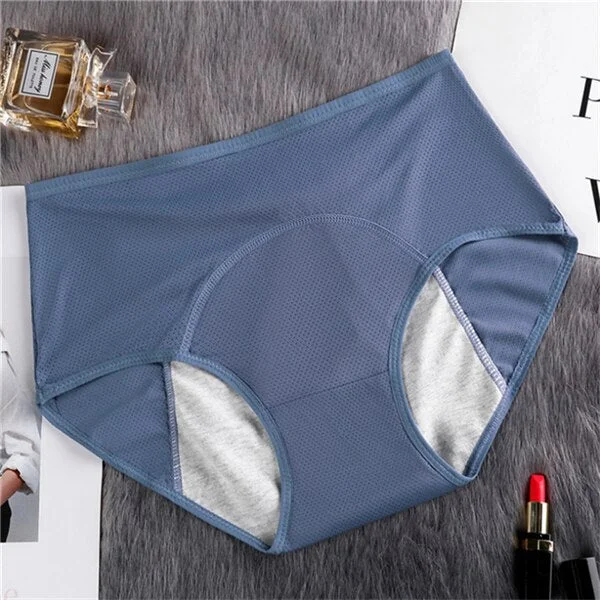 Women Period Panties Leakproof Lingerie Soft Cotton Crotch Briefs Underpant Female Breathable Cozy Cotton Menstrual Underwear