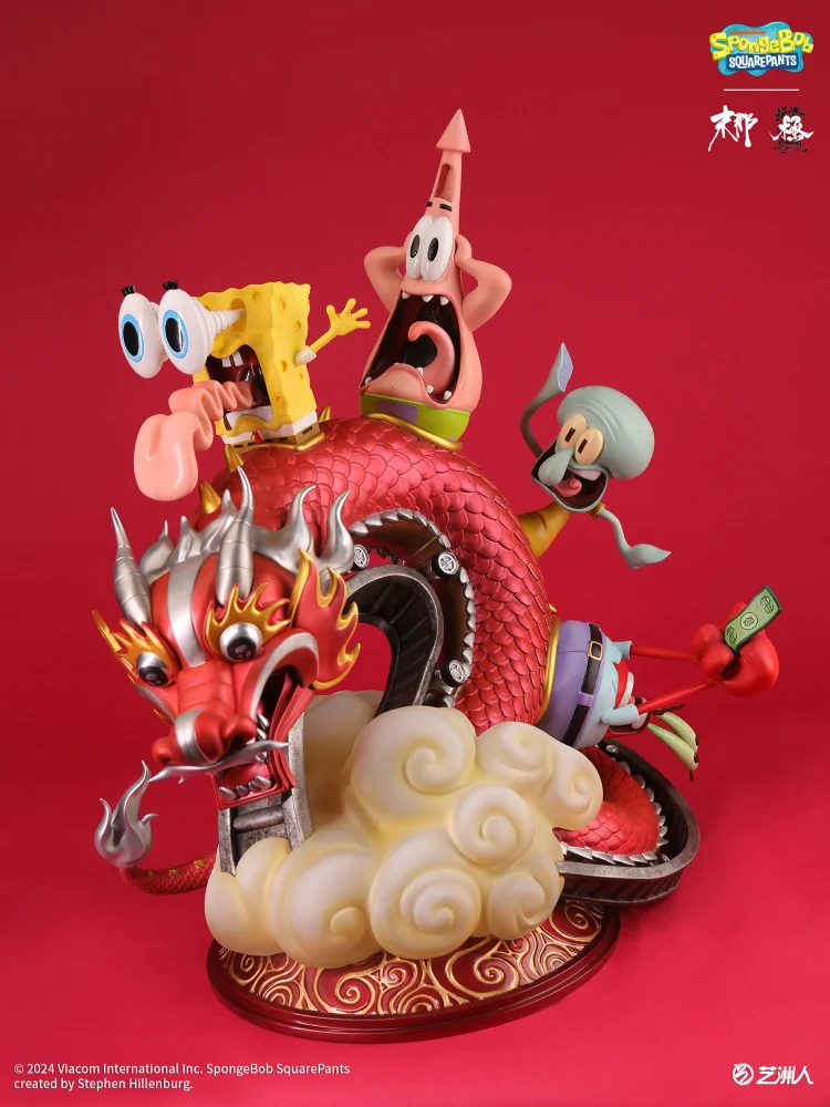 Mo Na Hun Ran Studio - SpongeBob SquarePants Roller Coaster Dragon Statue(GK)-
