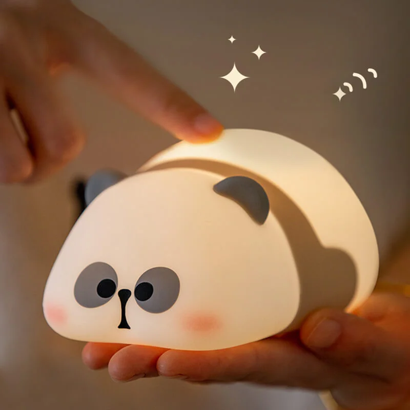 Lying Panda LED Night Light For Gift USB Rechargeable Panda Lamp
