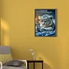 5Diamond Painting -DIY Round Drill Tiger