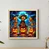 Diamond Painting-DIY Full Round Drill Halloween Skull(40*40 CM)