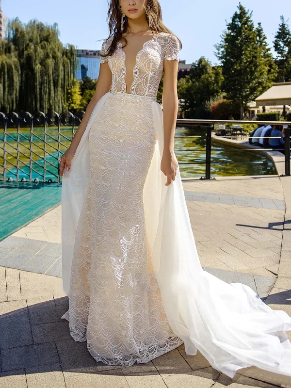 Lace Mesh Maxi Dress