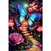 Butterfly Flower- Full Round/Square Diamond Painting(40*60CM)