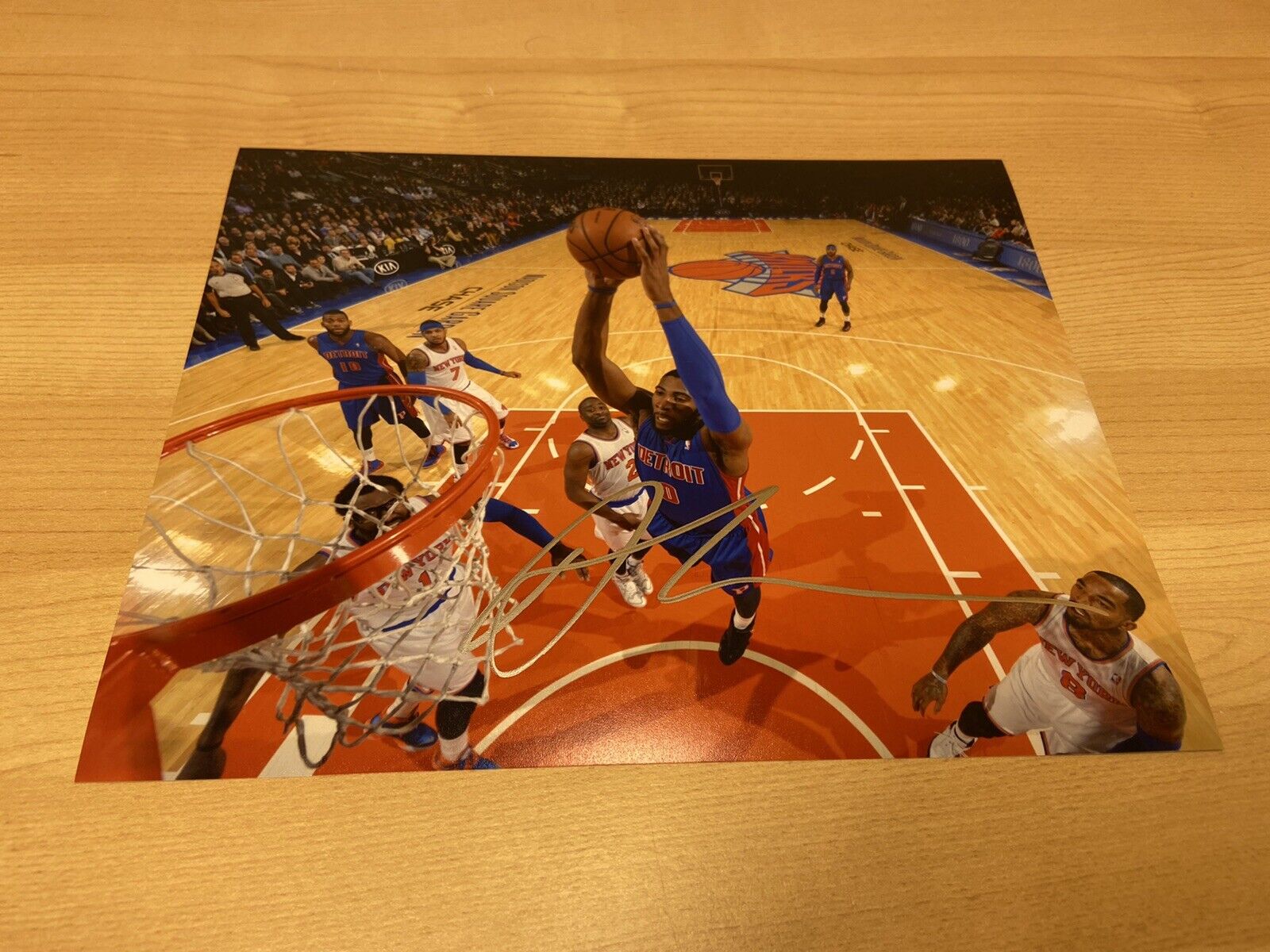 Andre Drummond Cavaliers Pistons Autographed Signed 8X10 Photo Poster painting W/COA