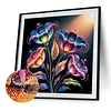 Diamond Painting -5D Full Round Drill Neon Tulip(40x40cm-Box Packagin)