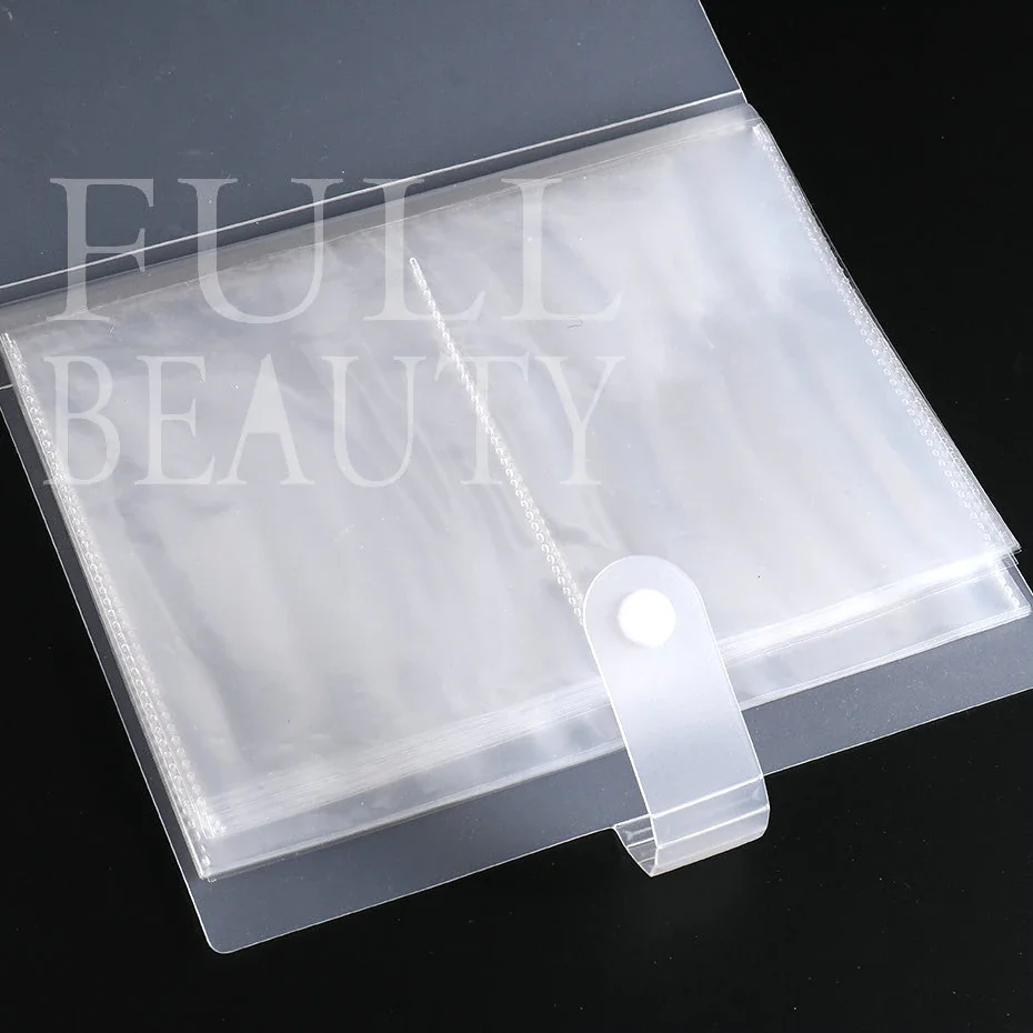 Churchf Slots Nail Stickers Organizer Decals Étagères Storage Book Photo Album Card Holder Shelf Nails Art Accessories Tool BE2010-Nail Inspo