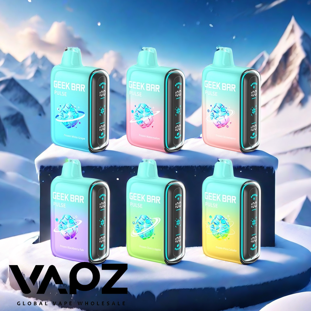 Geek Bar Pulse 15000 Puffs Frozen Edition Disposable Vape Wholesale GEEK BAR OPVape