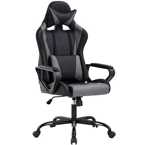 Suitable for women and men with low back painHigh back with lumbar supportComputer office chair