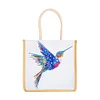 Diamond Painting-DIY Linen Shopping Handbag Tote