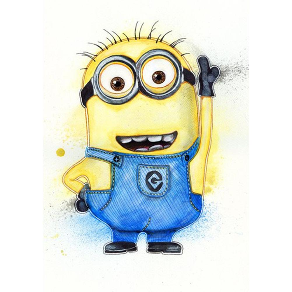 

30*40CM - Minions - Round Drill Diamond Painting, 501 Original
