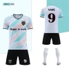 Hot Selling Pink Football Jersey With Custom Team Logo Breathable Thailand Soft Plus Size Football Uniform 2025