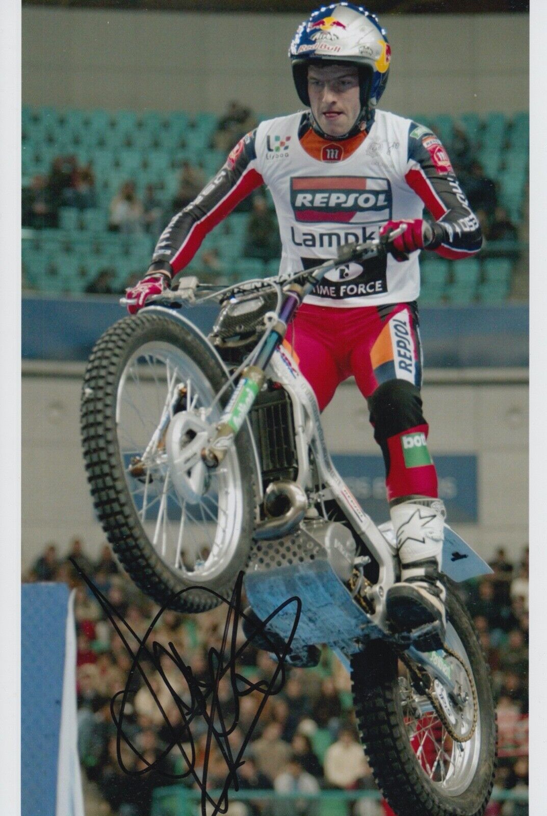 Dougie Lampkin Hand Signed 12x8 Photo Poster painting Autograph Trials World Champion