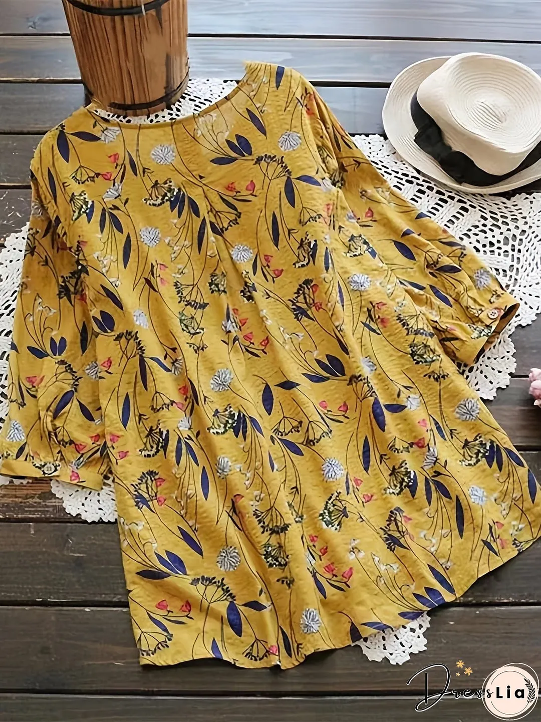 Printed Plus Size Tunic