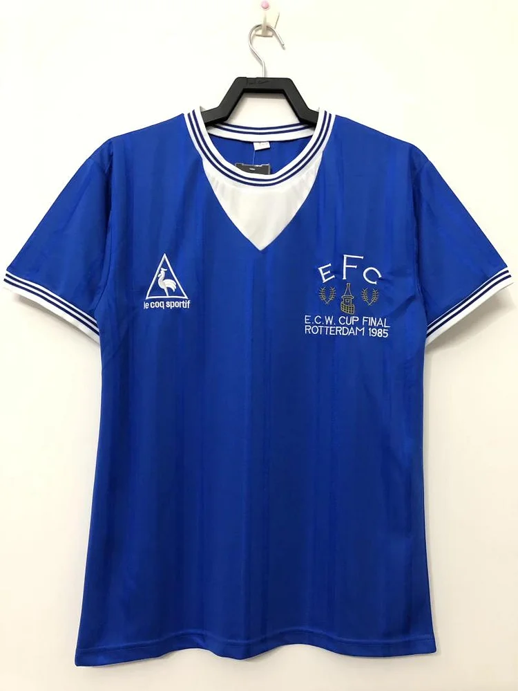 Retro 1984-1985 Everton European Cup Winners' Cup Final Football Jersey