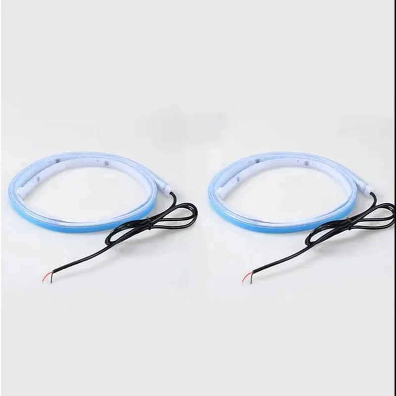 Car door welcome light flashing warning light