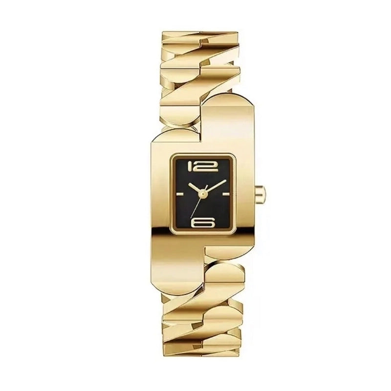 Retro Solid Color Hidden Buckle Quartz Women’s Watches