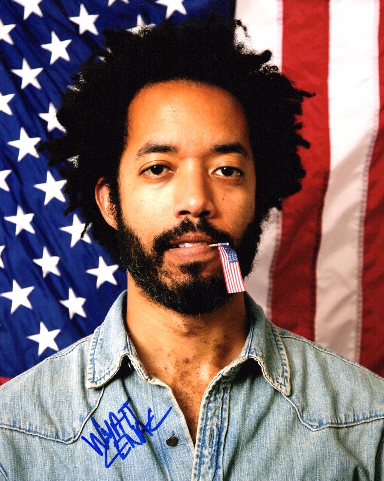 GFA The Daily Show * WYATT CENAC * Signed Autograph 8x10 Photo Poster painting PROOF W1 COA