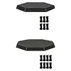 Round Sun Protection Canopy Tear  Weather  Outdoor Protector Multi Purpose Full Coverage Sunshade for Backyard Garden Lawn Patio Use