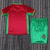 Joyfball 1998 Kids Size Retro Portugal Home Football Shirt 1:1 Thai Quality