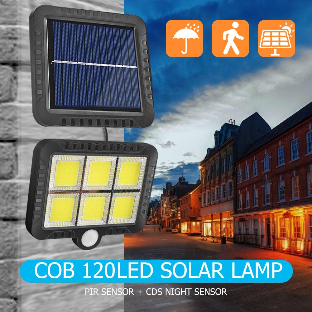 

120LED Cob Solar Motion Sensor Wall Sun Waterproof-Outdoor Solar Light, 501 Original