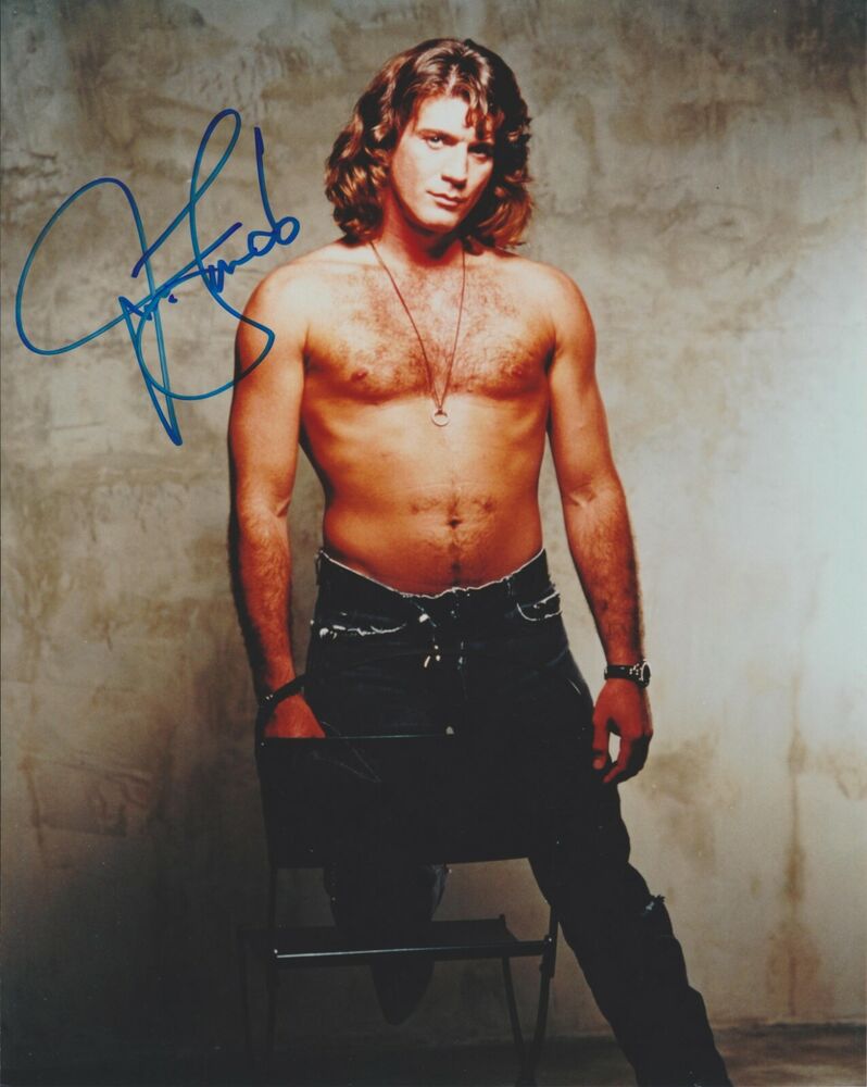 Joe Lando Dr Quinn Medicine Woman SEXY Original Autographed 8x10 Photo Poster painting