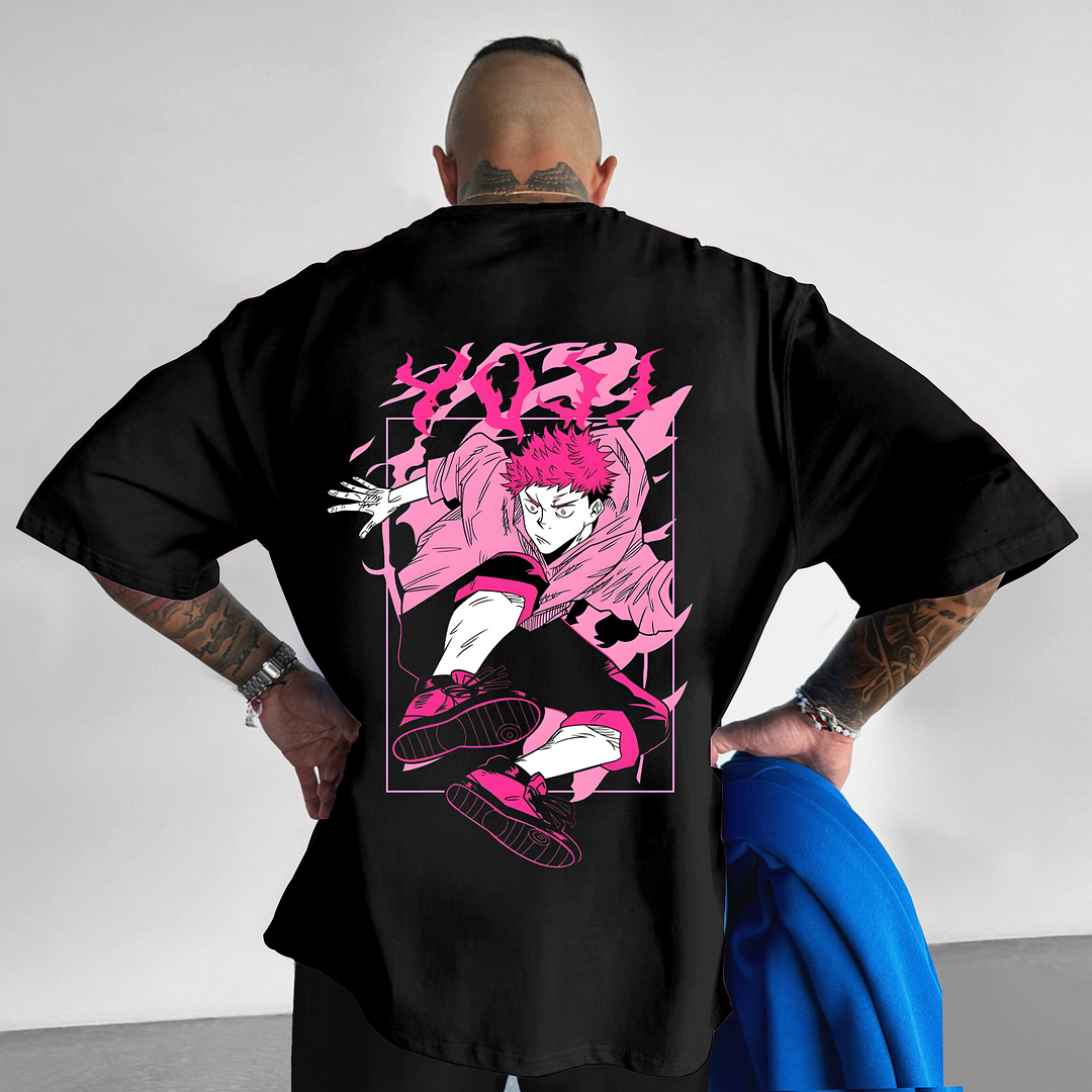 Outletsltd Unisex Anime Protagonist Printed T-shirt