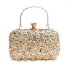 Sequined Silk Banquet Handbag