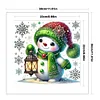 Cute Snowman-18CT Stamped Cross Stitch 30*30cm/11.81*11.81in