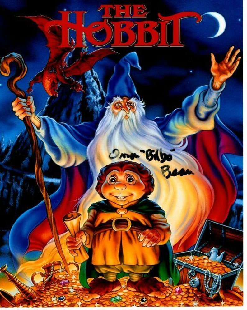 Orson bean signed autographed the hobbit bilbo Photo Poster painting
