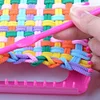(US Only)DIY Weaving Loom Craft Kit Plastic Loom & Loops Weaving Loom Kit for Beginners