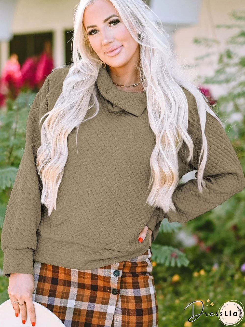 Stylish Quilted Pullover