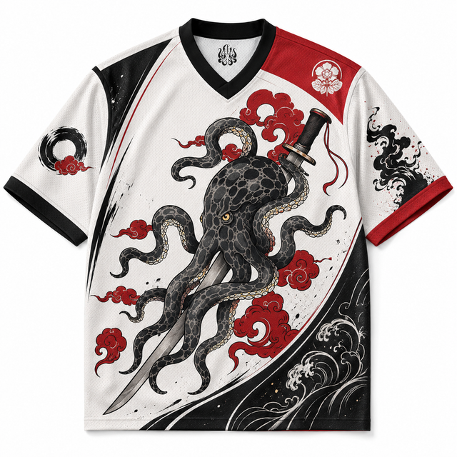Octopus Crest Mesh Jersey