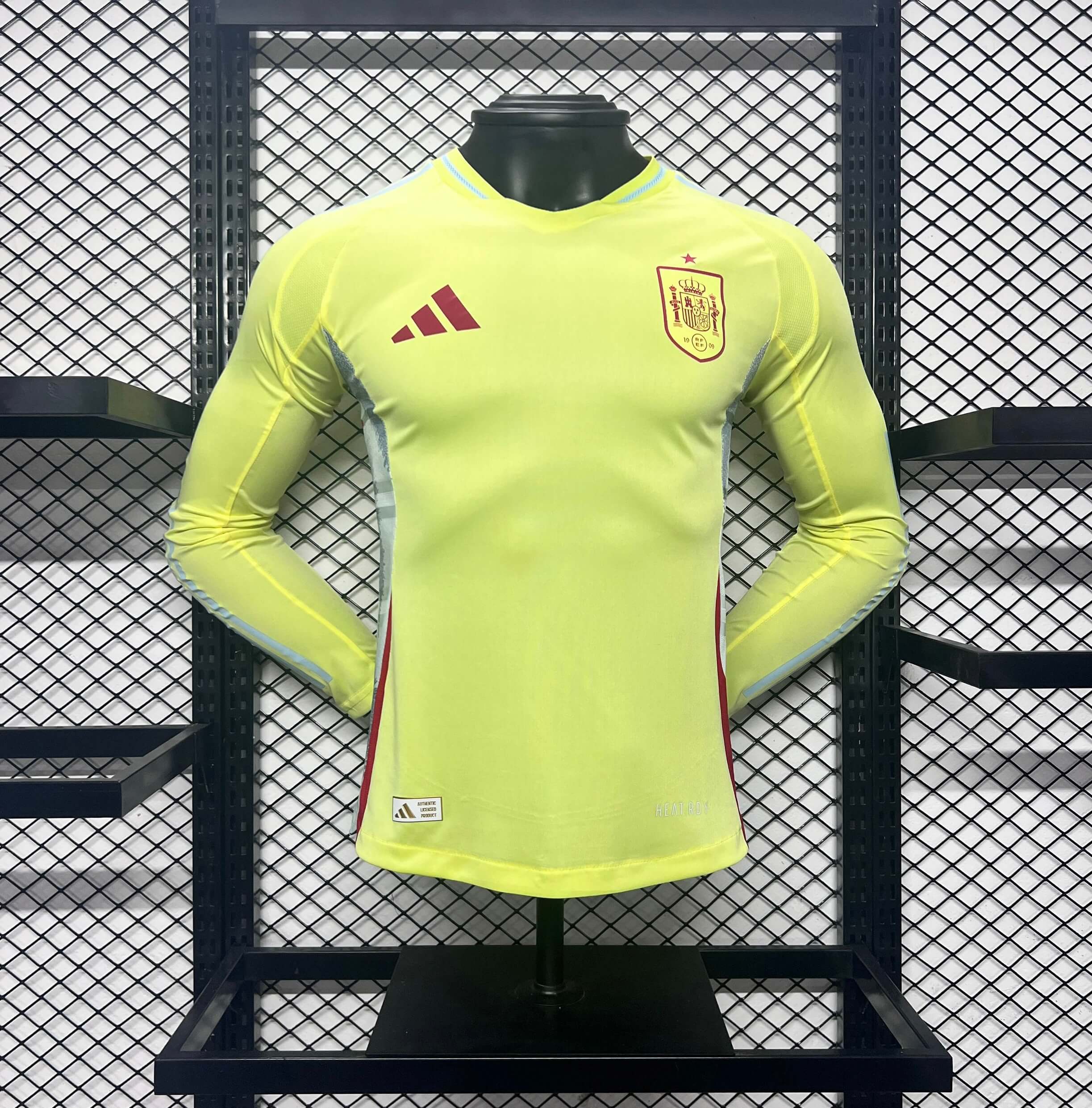 Spain 2024 Away Long Sleeve Jersey - Player Version