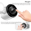 Dual Head Car Cooling Fan with Extension Arm Car Seat Headrest Fan for Back Seat
