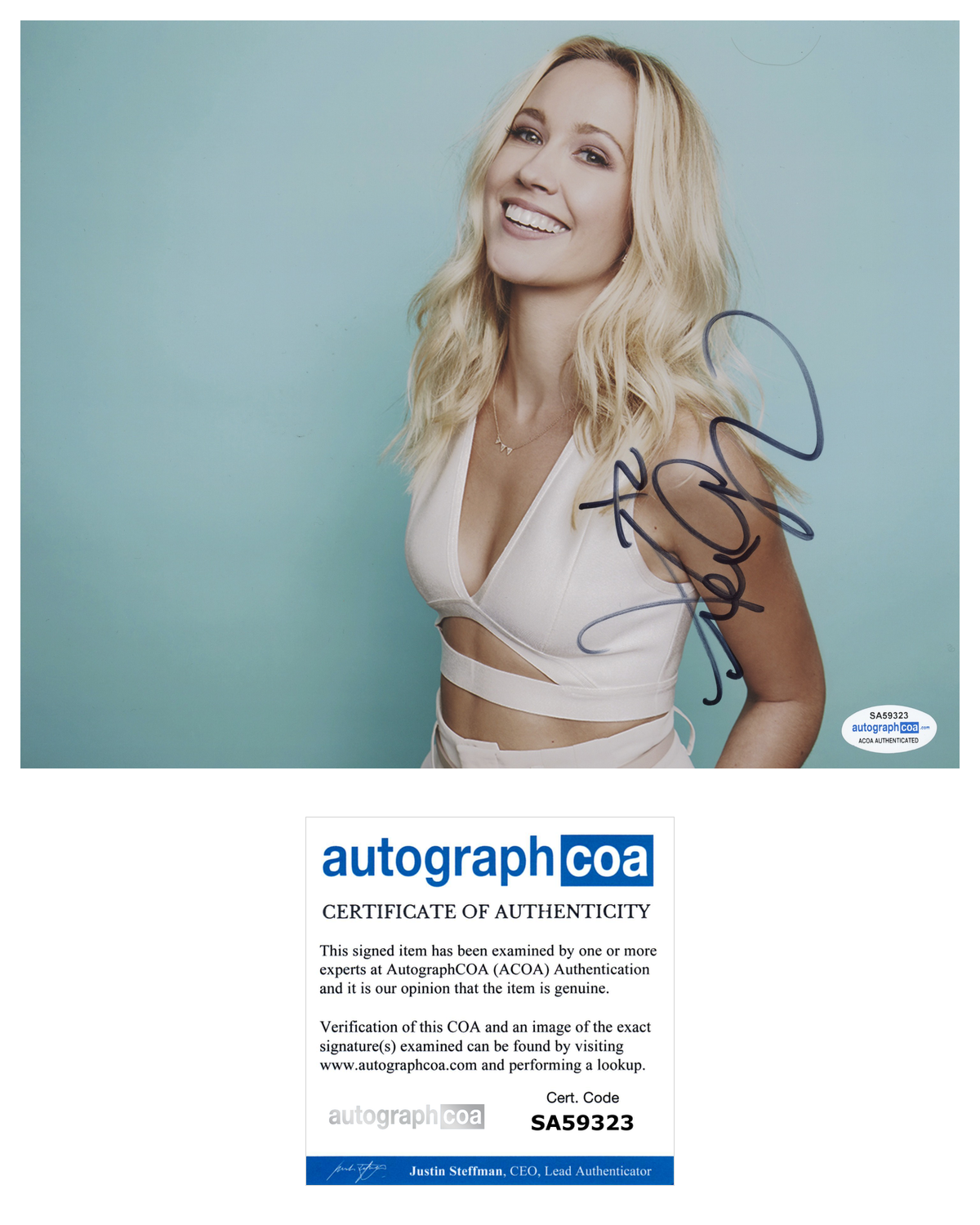 Anna Camp Signed Autographed 8x10 Photo Poster painting Pitch Perfect Actress ACOA COA