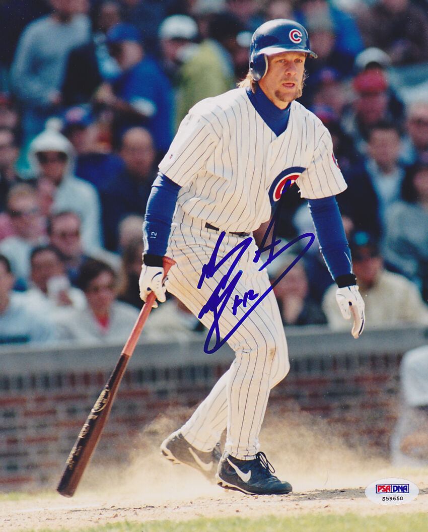 Mickey Morandini SIGNED 8x10 Photo Poster painting Chicago Cubs PSA/DNA AUTOGRAPHED