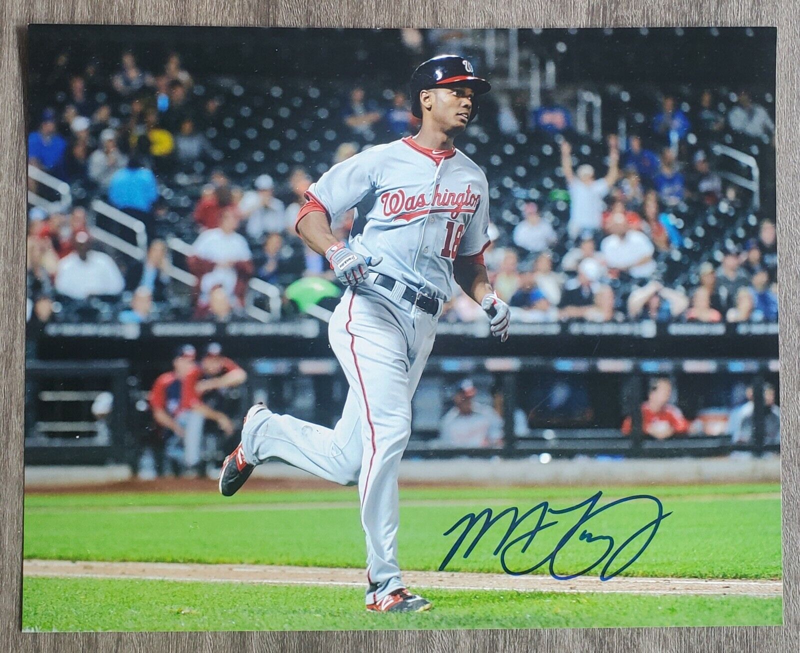 Michael Taylor Signed 8x10 Photo Poster painting Washington Nationals MLB RAD