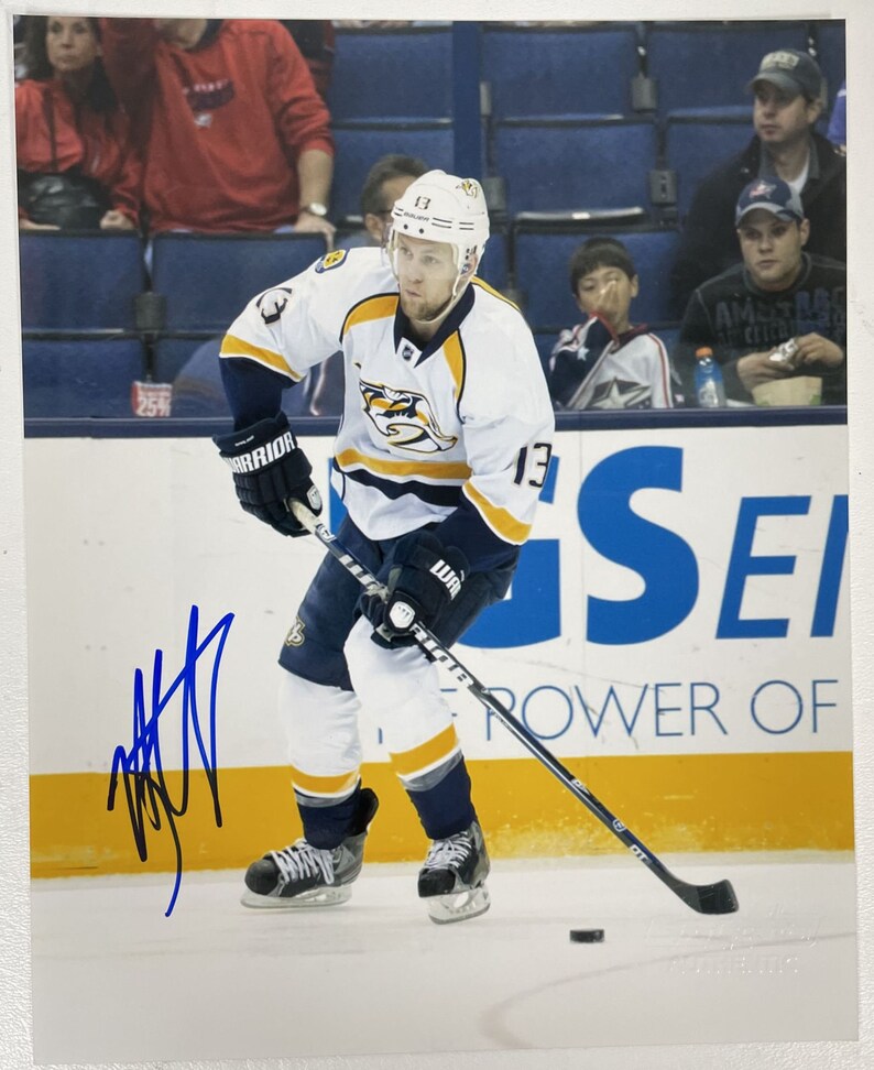 Nick Spaling Signed Autographed Glossy 8x10 Photo Poster painting Nashville Predators - COA Matching Holograms