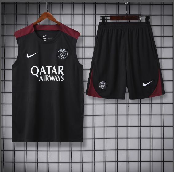 24/25 PSG Paris Saint Germain Vest Training Kit Football Shirt Thai Quality