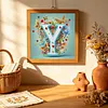 Butterfly Flower Y 5D Partial Drill DIY Diamond Painting Kit 30*30cm