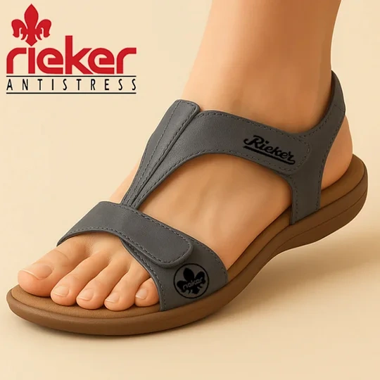 RIEKER®bőr szandálok