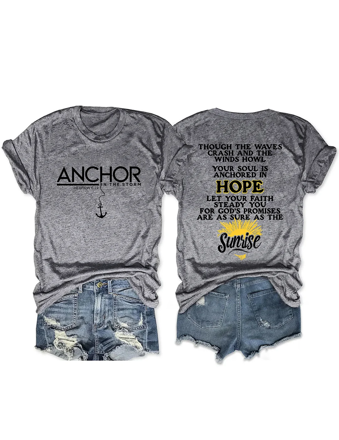 Anchor In The Storm Faith T-shirt