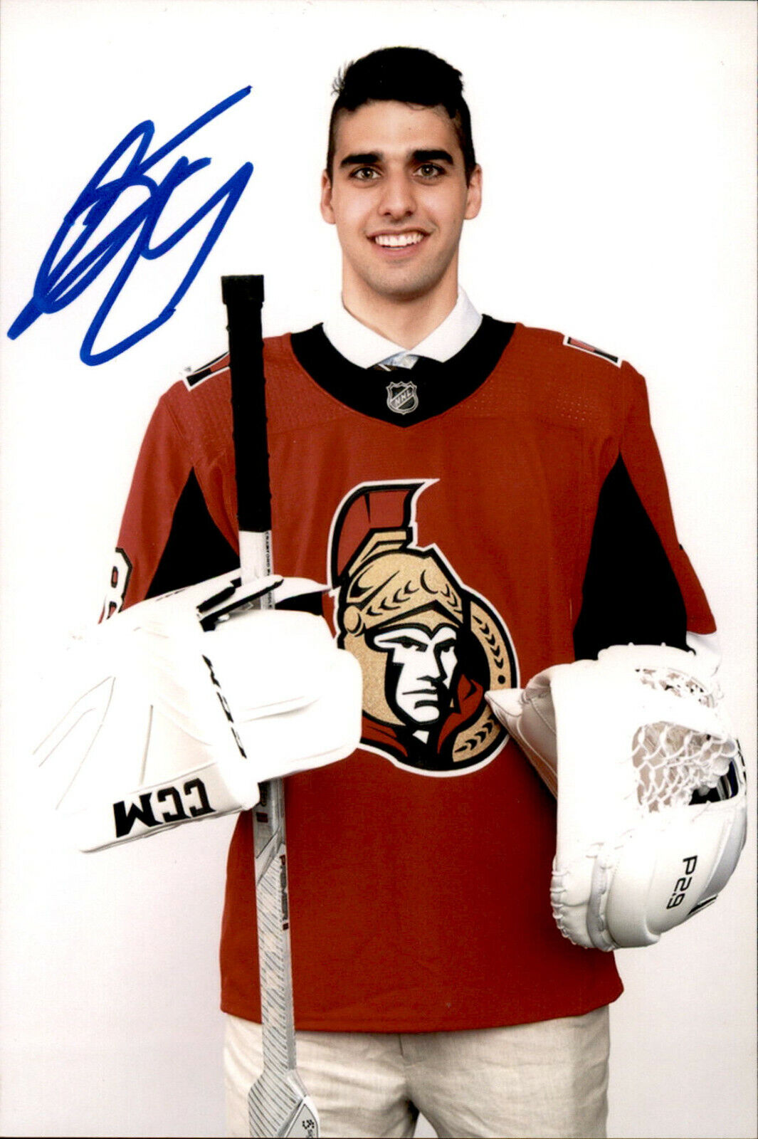 Kevin Mandolese SIGNED autographed 4x6 Photo Poster painting OTTAWA SENATORS